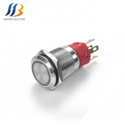 1NO1NC Momentary Flat Head, Illuminated