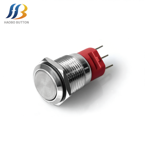 1NO1NC Momentary Flat Head, Non-Illuminated