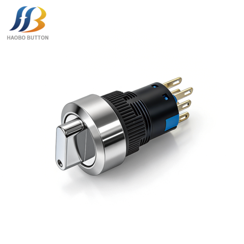 6-Pin 3-Way Selector Switch, Latching