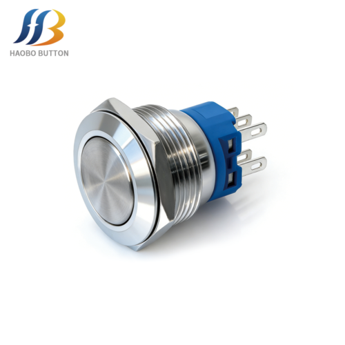 2NO2NC Momentary Flat Head, Non-Illuminated