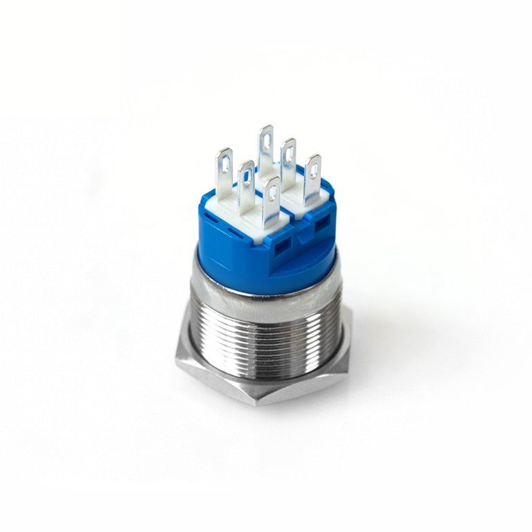 二开二闭自锁平头无灯3