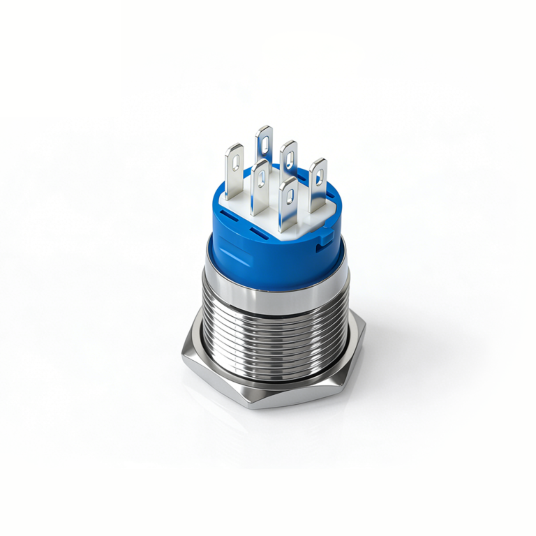 二开二闭自锁平头无灯3