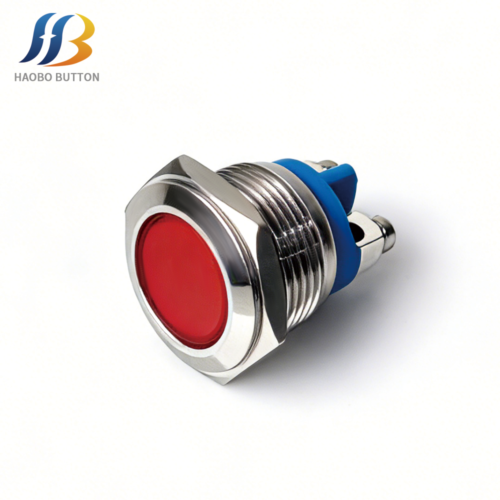 Metal Indicator LED, Screw Terminal, Red