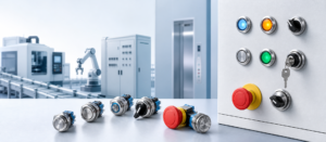 HAOBO metal push button switch series for industrial control equipment